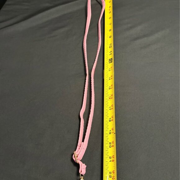 Mini Pink Faux‎ Leather Shoulder/Crossbody Bag w/Bow Accent Coquette Girl - Picture 11 of 12